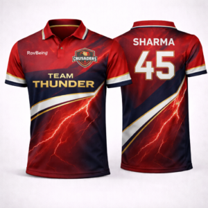 team-thunder-red-lightning-cricket-jersey-custom-cricket-team-uniform