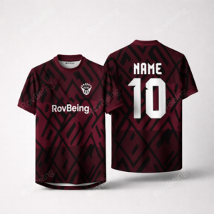 RovBeing Maroon Pro Team Jersey – Custom Name & Number Edition