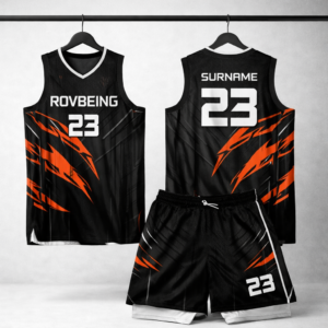 rovbeing-black-orange-strike-basketball-kit-custom-jersey-shorts-set