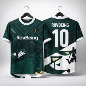 RovBeing Green Elite Custom Soccer Jersey – Full Sublimation Team Uniform